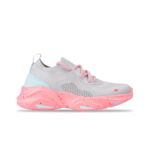 Zapatillas Montagne Kids Running Hely - CORAL / GRIS / CELESTE